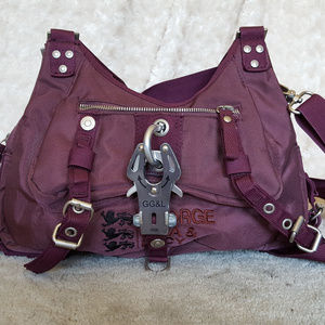 George Gina & Lucy Mos Cowgirl Purple Purse